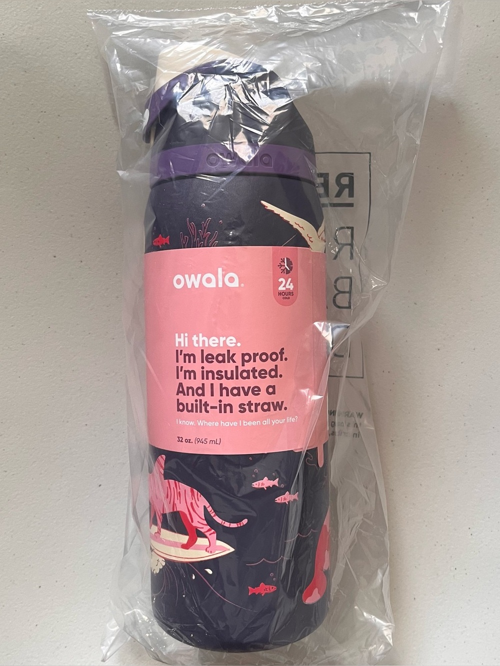 Owala 32oz FreeSip- Go Halvsies (Birthday Bash)